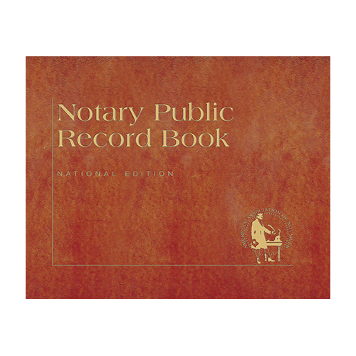 Missouri Notary Public Journal (Record Book) - Traditional Brown Cover