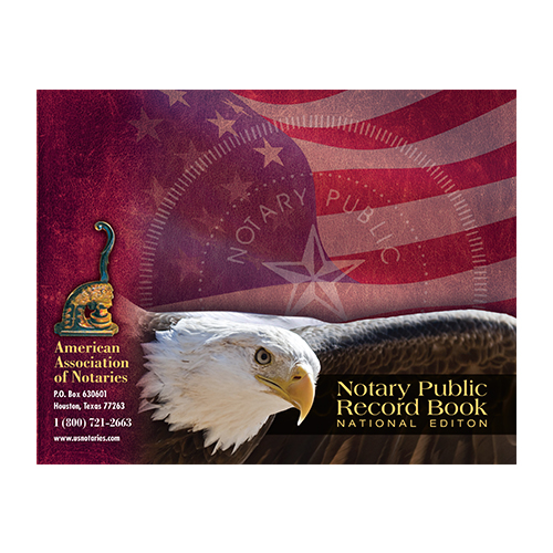 Missouri Notary Public Journal (Record Book) - Eagle & U.S. Flag Cover