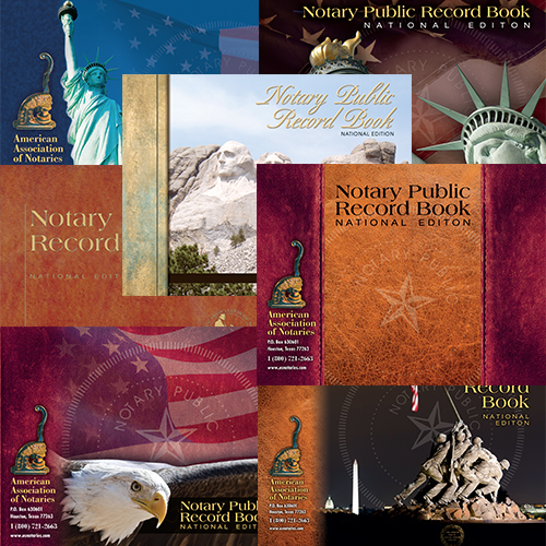 Missouri Notary Record Book - (352 entries with thumbprint space)
