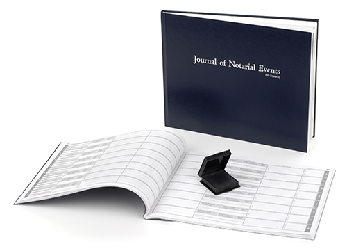 Missouri Hard Cover Notary Journal with Thumbprint Pad