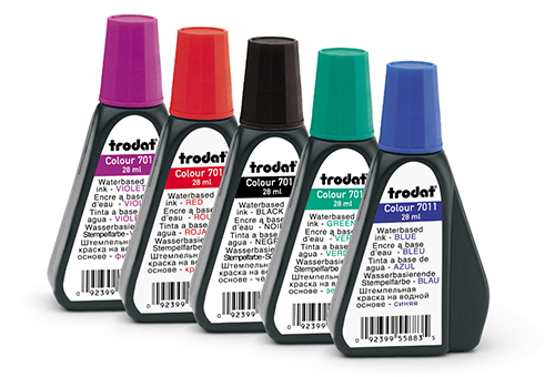 Keep a bottle of ink handy in case your self-inking Missouri notary stamp needs a refill. Click on the 'Add to Cart' button to choose the right ink color.